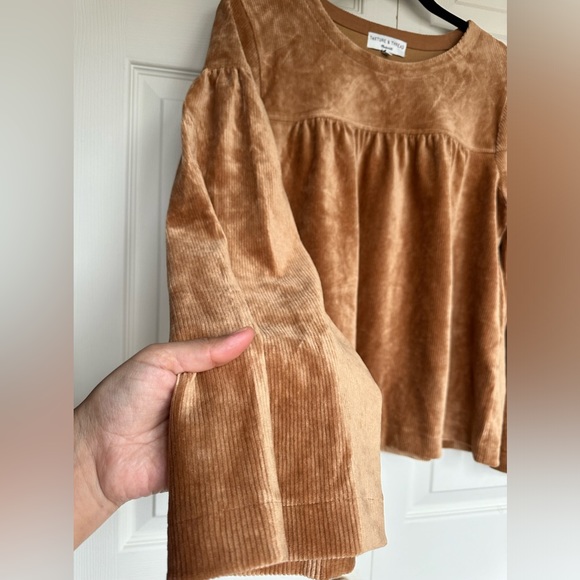 Madewell Texture & Thread corduroy swing top oversized size medium - Picture 5 of 8